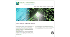 Desktop Screenshot of chempakintl.com